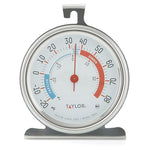 Taylor 5924 Large Dial Refrigerator And Freezer Analog Thermometer