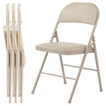 4-Pack Padded Folding Chairs