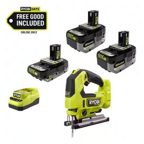 RYOBI ONE+ HP 18V Brushless Cordless Jig Saw Kit