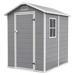 4' X 6' Garvee Outdoor Resin Garden Storage Shed