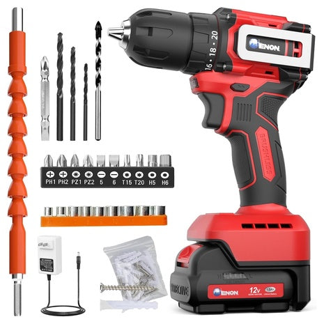 12V Brushless Cordless Drill Set
