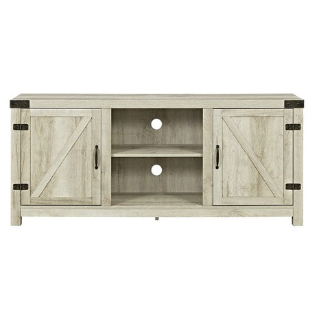 Manor Park Modern Farmhouse Barn Door TV Stand