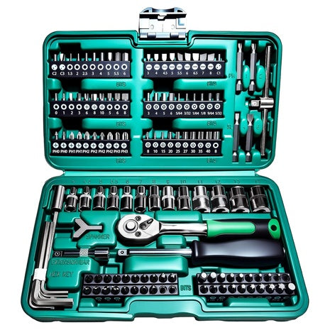 130-Piece DSBYKJ 1/4 Inch Drive Socket Ratchet Wrench Set
