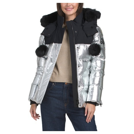 3q Metallic Puffer Coat