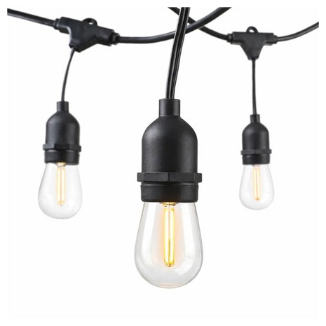 Arlmont & Co. 48FT 24-Bulb Plug-in Outdoor LED String Light
