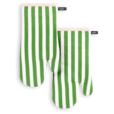 2-Pack Kate Spade Botanical Stripe Oven Mitts