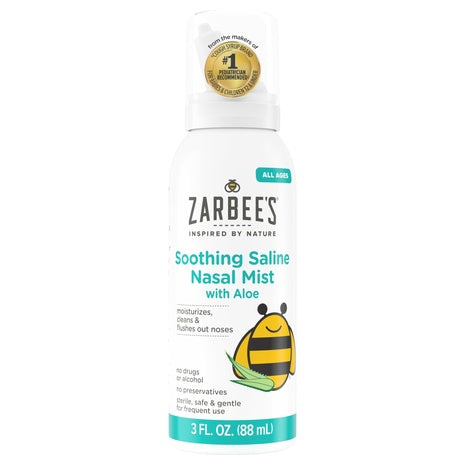 Zarbee’s Soothing Saline Nasal Mist with Aloe