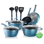11-Piece NutriChef Non-Stick Cookware Set