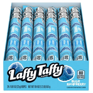 24 Laffy Taffy Blue Raspberry Rope