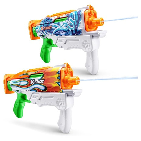 2 X-Shot Fast-Fill Skins Hyperload Blasters