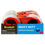 4 Rolls of Scotch Heavy Duty Shipping Packing Tape