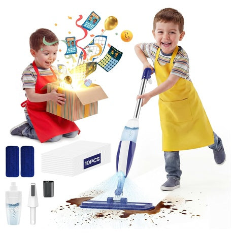 Kids Spray Mop Cleaning Toy Set