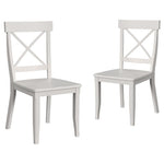 2-Pack Off-White Dining Chairs