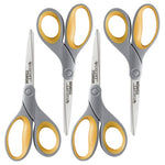 4 Westcott Soft Handle Titanium Bonded Scissors