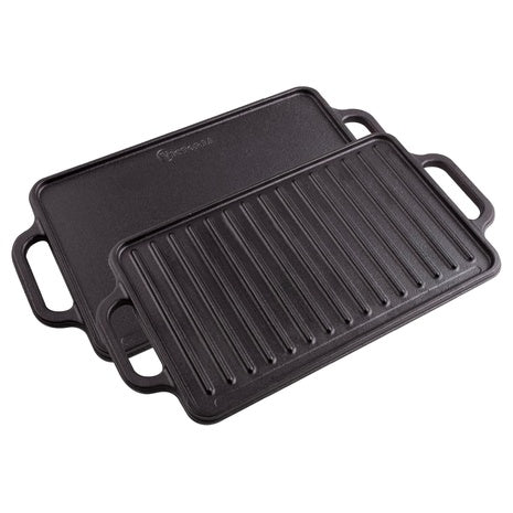 Victoria 13" X 8.5" Rectangular Cast Iron Griddle (GDL-189)