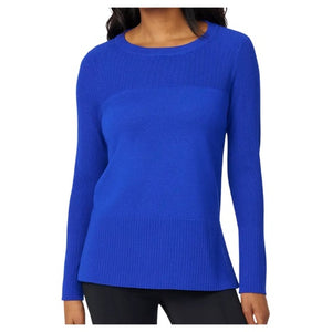 Melissa Paige Women's Boat Neck Ribbed Sweater