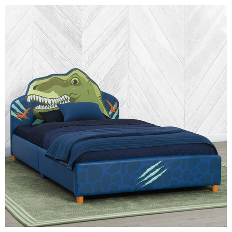 Dinosaur Upholstered Twin Bed
