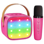 Mini Karaoke Machine with Wireless Microphone