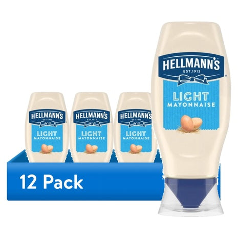 12-Pack Hellmann's Light Mayonnaise (11.5oz)