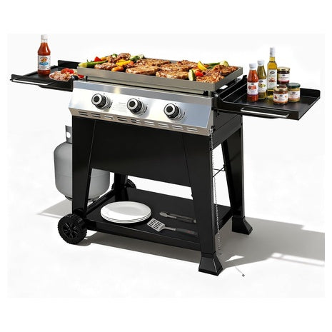 28" 3-Burners 36,000BTU Outdoor Flat Top Gas Propane Griddle