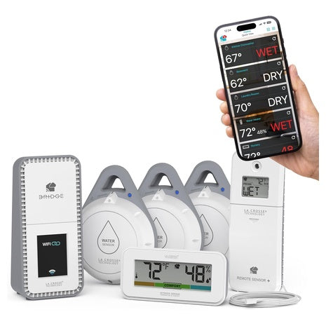 La Crosse Technology Leak Geek Pro Wi-Fi Water Leak Alert System Kit