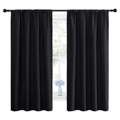 2 Panels Thermal Insulated Blackout Curtains