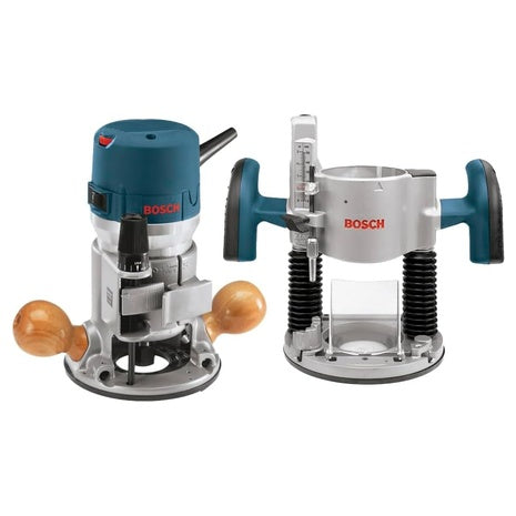 Bosch 12-Amp 2.25 HP Variable Speed Combo Fixed/Plunge Corded Router (1/4" & 1/2")