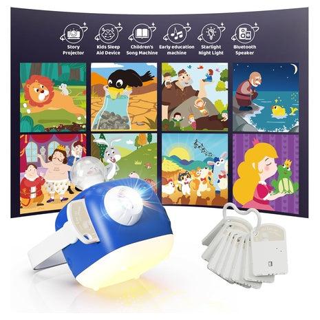 Kids' Bluetooth Storybook Projector & Nightlight