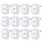 12-Pack LED Plug-in Night Light