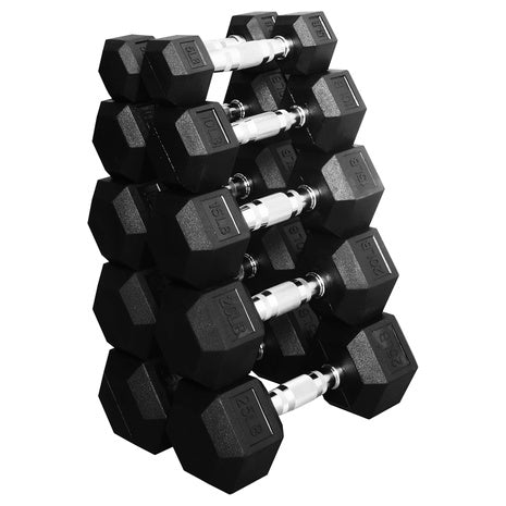 150-Lb Premium Hex Dumbbell Weight Set