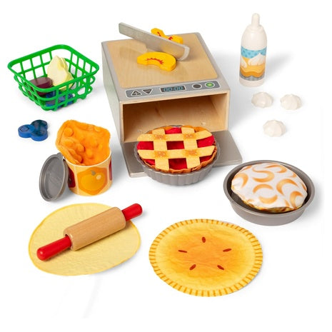 Melissa & Doug Make and Bake Pies Pretend Play Oven Food Set
