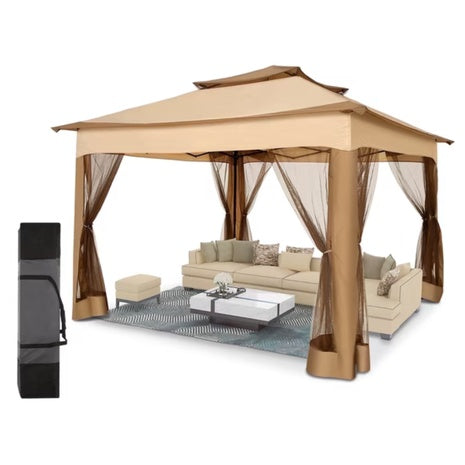 11' X 11' Outdoor Waterproof Pop-Up Canopy Gazebo