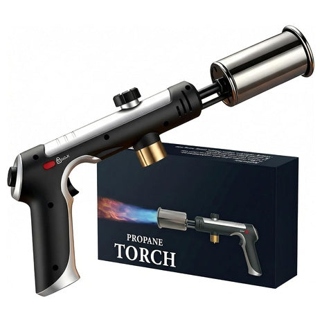 Propane Torch Gun 3272 Deg.F High Heat Flame Thrower W/ Safety