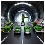 17-Piece Military Magnetic Vehicles Set