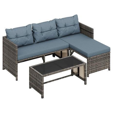 3-Pieces Shintenchi Outdoor Patio Furniture Sets
