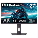 27" LG UltraGear WQHD 180Hz 1ms HDR IPS Freesync And G-SYNC Compatible Gaming Monitor