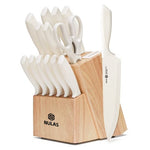 14-Piece High Carbon Stainless Steel Knife Block Set