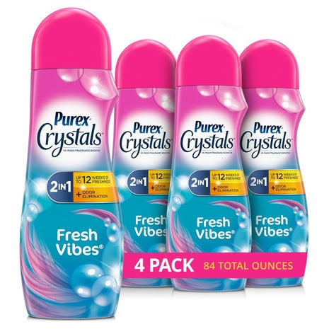 4 Purex Crystals In-Wash Scent Boosters