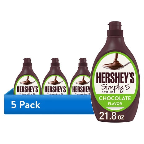 5-Pack Hershey’s Simply 5 Chocolate Syrup (OU-D)