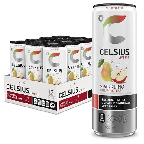 12 Cans of Celsius Sparkling Energy Drinks (3 Flavors)
