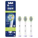 3 Oral-B FlossAction Replacement Brush Heads