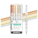 5-Pack Zebra Mildliner Dual-Tip Highlighters