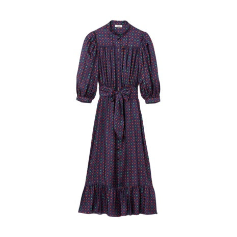 Printed Midi Dress