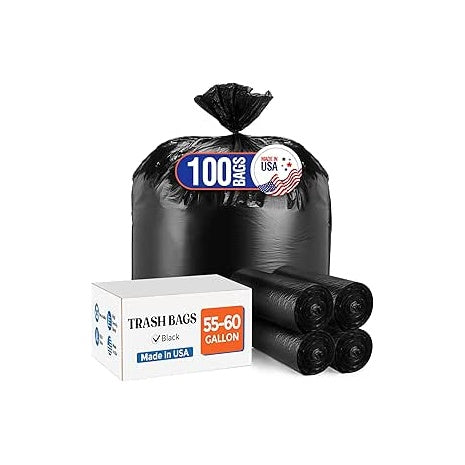150 Count 55-60 Gallon Contractor Trash Bags
