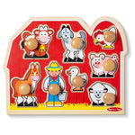 Melissa & Doug Farm Animals Jumbo Knob Puzzle