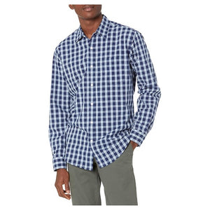 Amazon Essentials Men's Slim-Fit Long-Sleeve Poplin Shirt