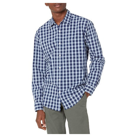 Amazon Essentials Men's Slim-Fit Long-Sleeve Poplin Shirt