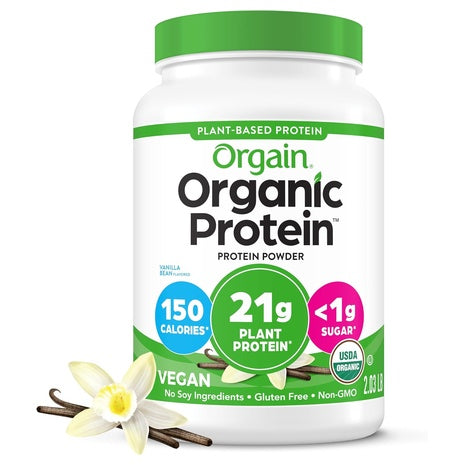 Orgain Organic Vanilla Bean Protein Powder (2lb)