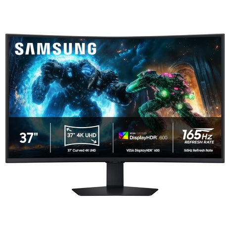 37" Samsung Odyssey G7 G75F 4K UHD 165Hz Curved Gaming Monitor