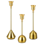 3-Piece Candlestick Holder Set (3 Colors)
